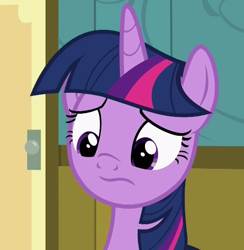 Size: 466x477 | Tagged: safe, imported from derpibooru, screencap, twilight sparkle, alicorn, pony, a flurry of emotions, female, mare, ponyville hospital, solo, twilight sparkle (alicorn)