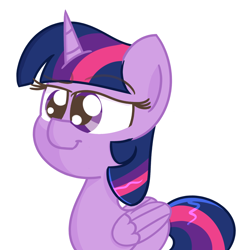 Size: 2002x2005 | Tagged: safe, artist:pastelhorses, imported from derpibooru, twilight sparkle, alicorn, pony, a flurry of emotions, female, simple background, solo, twilight sparkle (alicorn), white background