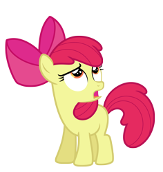 Size: 5947x6302 | Tagged: safe, artist:estories, imported from derpibooru, apple bloom, pony, absurd resolution, female, looking up, simple background, solo, transparent background, vector