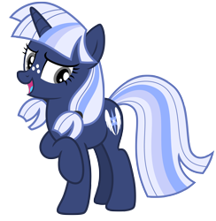 Size: 6836x7000 | Tagged: safe, artist:estories, imported from derpibooru, oc, oc only, oc:silverlay, original species, pony, unicorn, absurd resolution, female, mare, raised hoof, simple background, solo, transparent background, umbra pony, vector