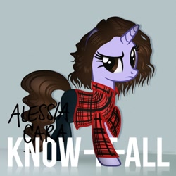 Size: 894x894 | Tagged: safe, artist:aldobronyjdc, imported from derpibooru, pony, album, album cover, alessia cara, cover, parody, ponified, ponified album cover, solo