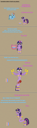 Size: 504x1716 | Tagged: safe, artist:verve, imported from derpibooru, rainbow dash, twilight sparkle, alicorn, genie, pegasus, pony, ask genie twilight, buckball season, armband, basket, bipedal, buckball, comic, female, floating, flying, gem, headband, hole, horn ring, jewelry, leg brace, levitation, long pony, magic, mare, mist, pixel art, smoke, spread wings, telekinesis, twilight sparkle (alicorn), wing jewelry, wings