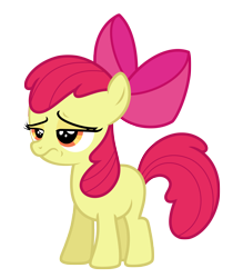 Size: 5300x6302 | Tagged: safe, artist:estories, imported from derpibooru, apple bloom, pony, absurd resolution, apple bloom is not amused, female, simple background, solo, transparent background, vector