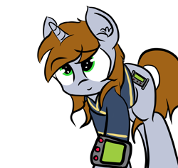 Size: 10000x9479 | Tagged: safe, artist:obnoxiousbugfag, imported from derpibooru, oc, oc only, oc:littlepip, pony, unicorn, fallout equestria, absurd resolution, clothes, colored, commission, cute, fanfic, fanfic art, female, jumpsuit, mare, pipbuck, simple background, solo, vault suit, white background