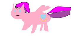 Size: 883x430 | Tagged: safe, artist:brony_conundrum, imported from derpibooru, princess cadance, alicorn, pony, 1000 hours in ms paint, :|, female, ms paint, simple background, solo, white background