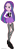 Size: 572x1500 | Tagged: safe, artist:myumlamy, imported from derpibooru, aria blaze, human, equestria girls, alternate hairstyle, clothes, cross, female, frown, garter belt, garters, hairband, hand on hip, loose hair, microskirt, miniskirt, pastel goth, platform shoes, pleated skirt, shoes, simple background, skirt, socks, solo, spikes, standing, stockings, stripes, thigh highs, thigh socks, transparent background