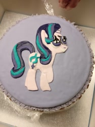 Size: 1536x2048 | Tagged: safe, artist:counterclops, imported from derpibooru, starlight glimmer, pony, cake, food, irl, photo, solo
