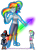 Size: 1024x1418 | Tagged: safe, artist:yogfan, imported from derpibooru, rainbow dash, equestria girls, boots, bracelet, clothes, compression shorts, female, fusion, hand on hip, jewelry, ponytail, rainbowdyne, skirt, socks, solo, undertale, undyne, wristband