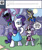 Size: 576x684 | Tagged: safe, artist:pembroke, imported from derpibooru, rarity, sweetie belle, oc, oc:aero, oc:warden, pegasus, pony, unicorn, ask meanie belle, aero replies, ask, beard, bipedal, cave pony, cavegirl, caveman, cavemare, cavewoman, clothes, colt, dress, facial hair, grand dad, horn piercing, loincloth, male, meanie belle, nose piercing, nose ring, offspring, parent:derpy hooves, parent:oc:warden, parents:canon x oc, parents:warderp, piercing, pitfall rarity, speech bubble, stallion, the flintstones, tumblr