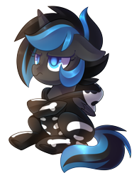 Size: 2100x2672 | Tagged: safe, artist:drawntildawn, imported from derpibooru, oc, oc only, oc:ebony, alicorn, pony, alicorn oc, clothes, costume, simple background, skeleton costume, solo, transparent background