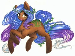 Size: 1024x769 | Tagged: safe, artist:bunnywhiskerz, imported from derpibooru, oc, oc only, pony, solo, traditional art