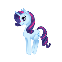 Size: 2000x2000 | Tagged: safe, artist:dingorainbow, imported from derpibooru, sparkler (g1), pony, unicorn, female, high res, mare, simple background, solo, white background