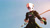 Size: 1920x1080 | Tagged: safe, artist:firesparky, imported from derpibooru, oc, oc only, oc:firebot, anthro, 2b, 3d, alternate hairstyle, boob window, cleavage window, clothes, crossover, dress, eyepatch, female, nier, nier: automata, not cheerilee, solo, source filmmaker, weapon
