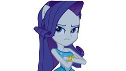 Size: 2038x1154 | Tagged: safe, edit, imported from derpibooru, screencap, rarity, equestria girls, equestria girls (movie), bracelet, cropped, crossed arms, fall formal outfits, frown, jewelry, looking at you, ponied up, pony ears, simple background, transparent background, vector