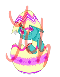 Size: 700x900 | Tagged: safe, artist:php89, imported from derpibooru, oc, oc only, commission, easter, easter egg, egg, hatching, simple background, solo, transparent background, your character here