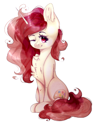 Size: 1920x2461 | Tagged: safe, artist:montyowl, imported from derpibooru, oc, oc only, oc:red palette, pony, unicorn, female, mare, solo