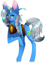 Size: 1104x1559 | Tagged: safe, artist:alithecat1989, imported from derpibooru, oc, oc only, oc:cold water, pony, unicorn, female, mare, raised hoof, simple background, solo, transparent background