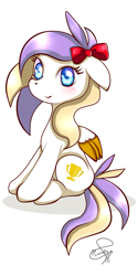 Size: 1000x2000 | Tagged: safe, artist:php23, deleted from derpibooru, imported from derpibooru, oc, oc only, pegasus, pony, bow, female, hair bow, mare, simple background, solo, white background