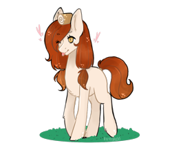 Size: 1200x1000 | Tagged: safe, artist:b32tg1rlgg, imported from derpibooru, oc, oc only, earth pony, pony, cinnamon bun, female, food, mare, simple background, solo, tongue out, transparent background