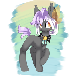 Size: 1500x1500 | Tagged: safe, artist:lnspira, imported from derpibooru, oc, oc only, oc:ruko, earth pony, pony, clothes, female, mare, raised hoof, solo