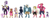Size: 1600x566 | Tagged: safe, artist:lopoddity, deleted from derpibooru, imported from derpibooru, oc, oc only, oc:aerostorm, oc:bruce, oc:cupcake, oc:magnolia may, oc:pandora, oc:peachy keen, oc:prima donna, oc:rosemary, anthro, draconequus, earth pony, hybrid, pegasus, unguligrade anthro, unicorn, pandoraverse, anthro oc, clothes, draconequus oc, female, filly, interspecies offspring, line-up, magical lesbian spawn, male, mare, muscles, next generation, offspring, parent:applejack, parent:big macintosh, parent:bulk biceps, parent:cheerilee, parent:cheese sandwich, parent:discord, parent:dumbbell, parent:fluttershy, parent:pinkie pie, parent:rainbow dash, parent:rarity, parent:rumble, parent:sweetie belle, parent:twilight sparkle, parents:cheerimac, parents:cheesepie, parents:discolight, parents:dumbdash, parents:flutterbulk, parents:rarijack, parents:rumbelle, simple background, size difference, smiling, stallion, trans female, trans girl, trans mare, transgender, white background