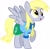 Size: 736x715 | Tagged: safe, artist:superelectrogirl98, imported from derpibooru, derpy hooves, pegasus, pony, clothes, equestria girls outfit, raised hoof, simple background, smiling, vector, white background