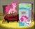 Size: 1088x910 | Tagged: safe, imported from derpibooru, pinkie pie, sweetie belle, earth pony, pony, unicorn, series:pony tales, eyes closed, female, jumping, preview, smiling, solo, veggietales, very silly songs, very silly songs (pony tales)