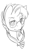 Size: 1143x1920 | Tagged: safe, artist:florecentmoo, imported from derpibooru, sunburst, pony, unicorn, bust, glasses, looking at you, male, monochrome, portrait, simple background, solo