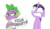Size: 818x480 | Tagged: safe, artist:zutheskunk, imported from derpibooru, spike, twilight sparkle, dragon, pony, unicorn, angry, animated, duo, eyebrow wiggle, female, floppy ears, funny, funny as hell, furious, gif, grammar error, grammar nazi, lip bite, mare, misspelling of you're, pure unfiltered evil, red eyes, red eyes take warning, shaking, shrunken pupils, simple background, smiling, smirk, smug, text, this will end in pain, this will end in pain and/or death, triggered, trolling, vibrating, white background, you're