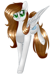 Size: 1024x1416 | Tagged: safe, artist:little-sketches, artist:php146, imported from derpibooru, oc, oc only, oc:marshmellow bubbles, pegasus, pony, eye clipping through hair, female, mare, simple background, solo, transparent background