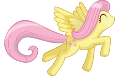 Size: 7738x5195 | Tagged: safe, artist:lykas13, imported from derpibooru, fluttershy, pony, absurd resolution, cute, eyes closed, female, flying, shyabetes, simple background, solo, transparent background, vector