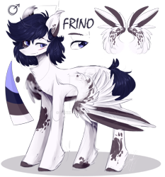 Size: 1024x1097 | Tagged: safe, artist:flinrich, imported from derpibooru, oc, oc only, oc:frino, pegasus, pony, male, simple background, solo, stallion, transparent background, watermark