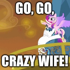 Size: 245x245 | Tagged: safe, edit, edited screencap, imported from derpibooru, screencap, princess cadance, shining armor, pony, season 3, the crystal empire, bipedal, epic wife tossing, horn crystals, meme, smg4