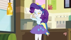 Size: 1100x618 | Tagged: safe, imported from derpibooru, screencap, rarity, equestria girls, equestria girls (movie), jumping, paraskirt