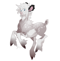 Size: 1024x1047 | Tagged: safe, artist:rannarbananar, deleted from derpibooru, imported from derpibooru, oc, oc only, original species, solo, wildling unicorn