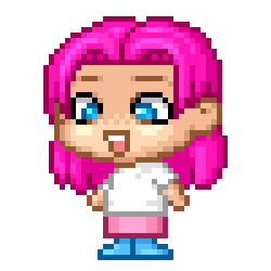 Size: 300x300 | Tagged: safe, artist:theanimefanz, derpibooru exclusive, imported from derpibooru, pinkie pie, equestria girls, alternate hairstyle, boots, clothes, pixel art, shoes, simple background, skirt, transparent background