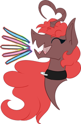 Size: 1024x1565 | Tagged: safe, artist:breeoche, imported from derpibooru, oc, oc only, oc:suki, changeling, hybrid, pony, unicorn, gay pride flag, male, pride, red changeling, simple background, solo, stallion, transgender, transgender pride flag, transparent background