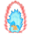 Size: 1512x1600 | Tagged: safe, artist:anonimo17, imported from derpibooru, applejack, pony, dragon ball, dragon ball super, female, kaio-ken, simple background, solo, super saiyan blue, super saiyan god super saiyan, transparent background