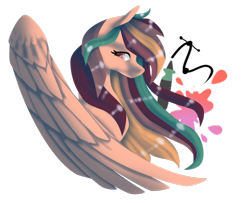 Size: 1024x830 | Tagged: safe, artist:oneiria-fylakas, imported from derpibooru, oc, oc only, oc:diggy splash, pegasus, pony, female, mare, simple background, solo, transparent background