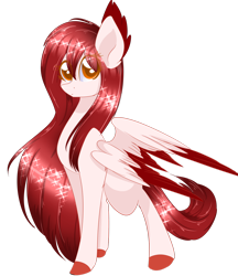 Size: 1024x1185 | Tagged: safe, artist:little-sketches, artist:php146, imported from derpibooru, oc, oc only, oc:sora, pegasus, pony, colored pupils, eye clipping through hair, female, looking at you, mare, simple background, solo, transparent background