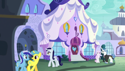 Size: 1920x1090 | Tagged: safe, imported from derpibooru, screencap, fancypants, fleur-de-lis, lemon hearts, minuette, moonlight raven, pony, unicorn, forever filly, canterlot carousel, female, mare