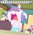 Size: 609x641 | Tagged: safe, edit, edited screencap, imported from derpibooru, screencap, little red, princess flurry heart, super funk, pony, a flurry of emotions, cropped, floppy ears, image macro, khaaaaaaan, meme, star trek, star trek ii: the wrath of khan, train tracks (g4)