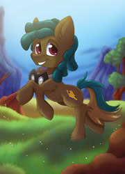 Size: 1155x1600 | Tagged: safe, artist:blazemizu, imported from derpibooru, oc, oc only, oc:etrias phuneste, pony, solo, tree