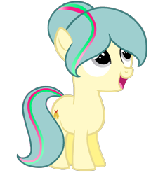 Size: 974x1082 | Tagged: safe, artist:duyguusss, imported from derpibooru, oc, oc only, oc:golden bell, earth pony, pony, base used, female, filly, mare, simple background, solo, transparent background
