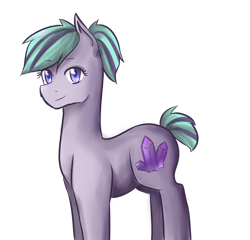 Size: 1024x984 | Tagged: safe, artist:starcatcher17, imported from derpibooru, oc, oc only, earth pony, pony, magical lesbian spawn, offspring, parent:maud pie, parent:starlight glimmer, parents:starmaud, simple background, solo, transparent background