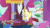 Size: 600x338 | Tagged: safe, imported from derpibooru, screencap, sassy saddles, pony, canterlot boutique, forever filly, animated, caption, female, gif, reaction gif, solo