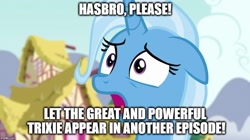 Size: 888x499 | Tagged: safe, edit, edited screencap, imported from derpibooru, screencap, trixie, pony, unicorn, all bottled up, background pony strikes again, critical research failure, female, it happened, mare, meme, solo