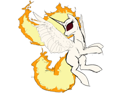 Size: 2000x1500 | Tagged: artist needed, source needed, safe, imported from derpibooru, daybreaker, alicorn, pony, a royal problem, female, oekaki, simple background, sketch, solo, transparent background