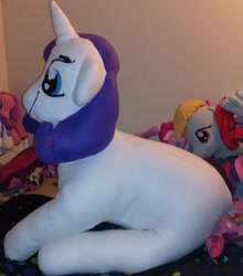 Size: 2018x2292 | Tagged: safe, artist:ponylover88, imported from derpibooru, rarity, pony, irl, photo, plushie
