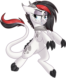 Size: 1024x1205 | Tagged: safe, artist:kellythedrawinguni, imported from derpibooru, oc, oc only, oc:fay, dracony, hybrid, female, simple background, solo, transparent background